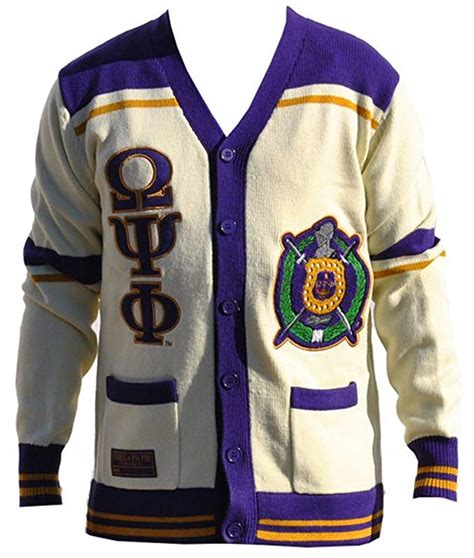 Omega Psi Phi Fraternity Mens Wool Sweater 4XL White Review