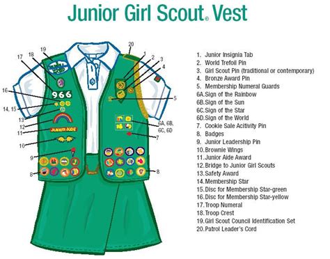 Girl Scouts Daisies Vest Patch Placement - andfreeware