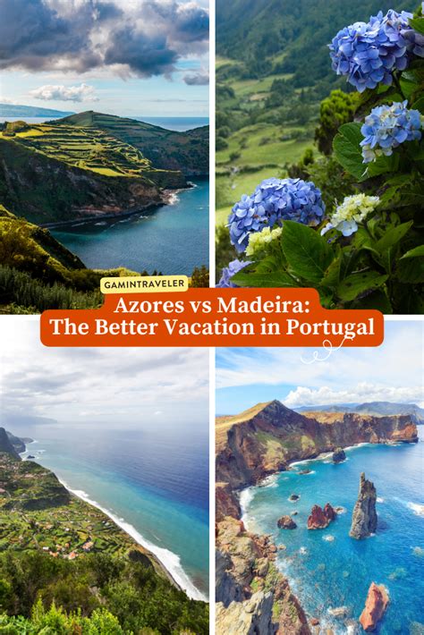 Comparison Azores vs Madeira - Which is the Better?