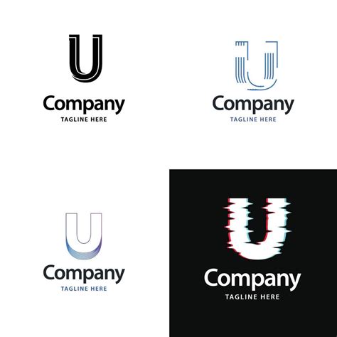 Letter U Big Logo Pack Design Creative Modern logos design for your ...