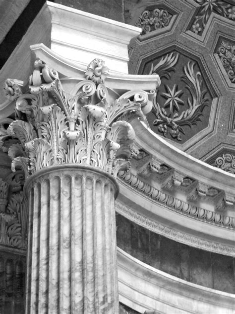 Column in Pantheon--Rome | Architectural orders, Neoclassical architecture, Architecture drawing