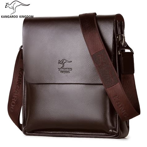 Kangaroo Kingdom Shoulder Bag Messenger Bags. econoLED Men's Genuine ...