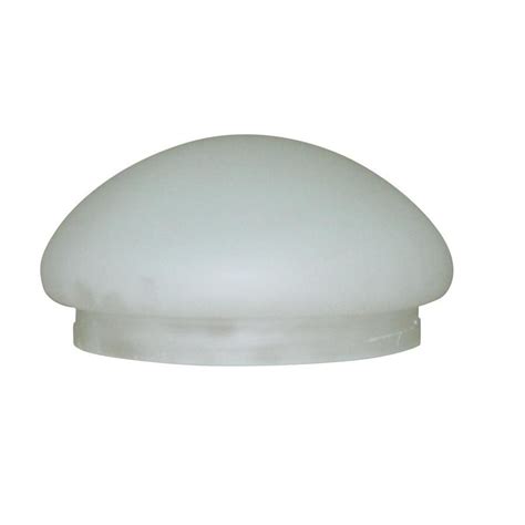 Shop Litex 3.75-in H 7.38-in W White Globe Ceiling Fan Light Shade at Lowes.com