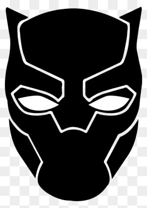 Black Panther - Black Panther Face Drawing - Free Transparent PNG Clipart Images Download