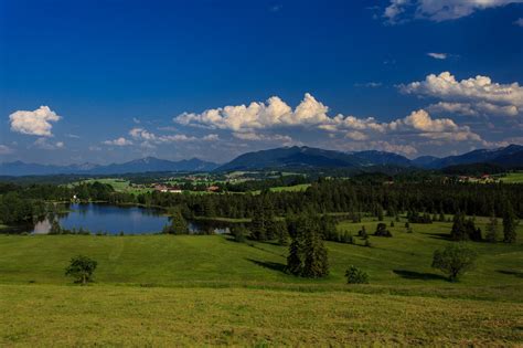 bavaria, Germany, Bavaria, Germany, Lake, Forest, Landscape Wallpapers ...