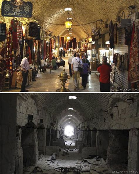 30 Before And After Pics Of Aleppo Reveal What War Did To Syria’s ...