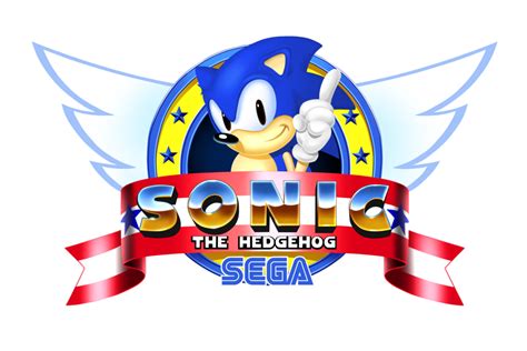 Sonic With Sega Logo