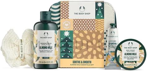 The Body Shop Soothe & Smooth Almond Milk Essentials Gift - Set, 5 products | Makeup.uk