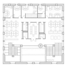 Work & Co | Office floor plan, Modern floor plans, Office space planning