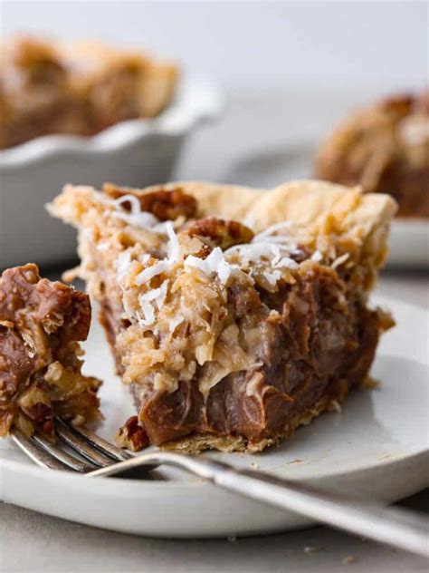 Coconut Pecan German Chocolate Pie Recipe | The Recipe Critic