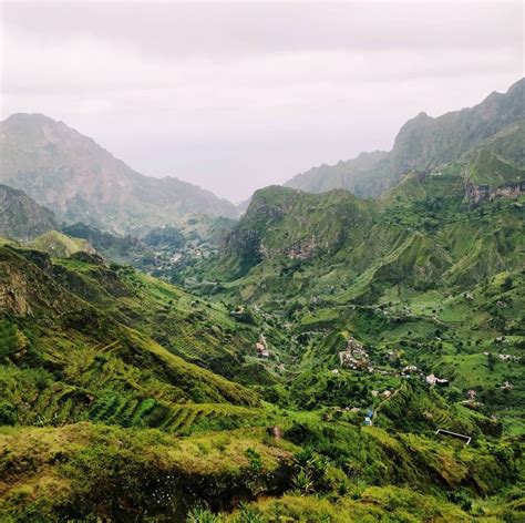 My view while hiking on the wild island of Santo Antão in Western Cape Verde : travel