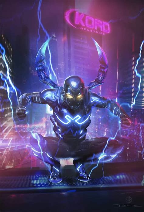 Warner Bros shares Blue Beetle concept art at DC FanDome