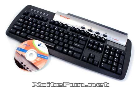 KeyScan KS810: PC Keyboard with Built-In Color Scanner - XciteFun.net