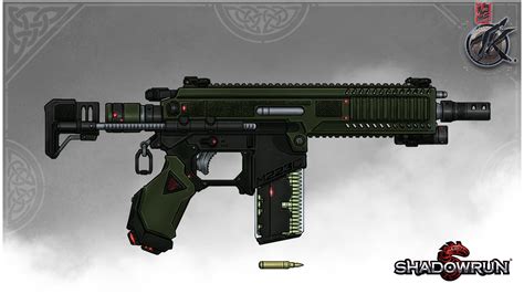 ArtStation - SHADOWRUN 5 [GER Edition] Weapon Design