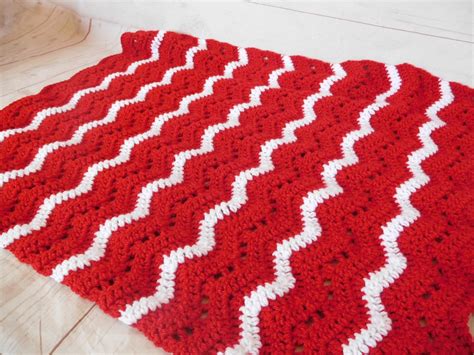 Crochet Baby Blanket Red Baby Blanket Red Baby Bedding - Etsy