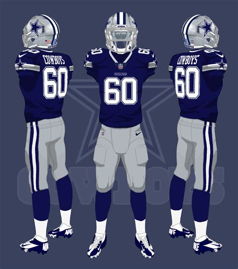 Dallas Cowboys uniforms by CoachFieldsOfNOLA on DeviantArt