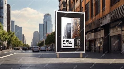 Urban Landscape Billboard Mockup | Premium AI-generated image