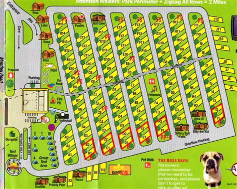 Carlsbad State Beach Campground Map