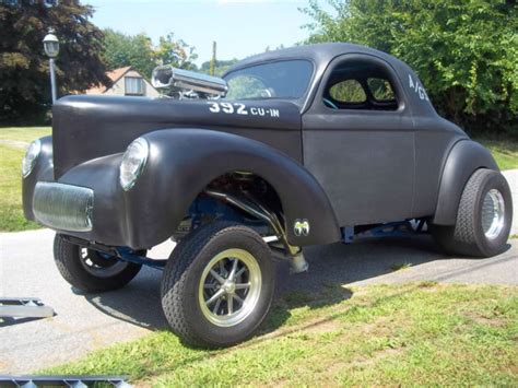 1941 41 Willys coupe gasser drag race street hot rod