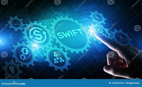 SWIFT International Payment System Financial Technology Banking and Money Transfer Concept on ...