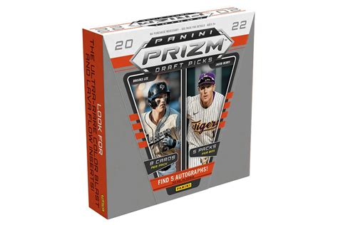 2022 Panini Prizm Draft Picks Baseball Hobby 16 Box Case