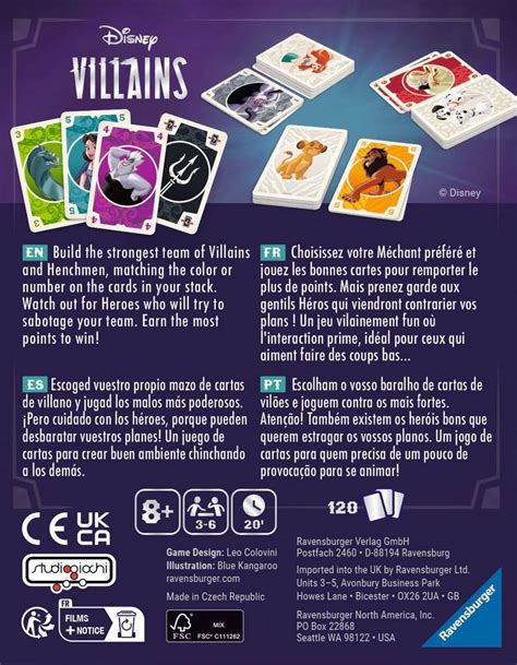 Disney Villains Card Game - Brio