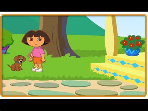 Dora The Explorer Games To Play - Dora Perrito's Puppy Tricks Game - YouTube