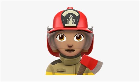 Apple Fireman Emoji - Firefighter Emoji - Free Transparent PNG Download ...