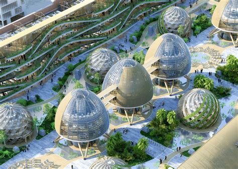 vincent callebaut has revealed proposed plans to transform a once industrial area of brussels ...