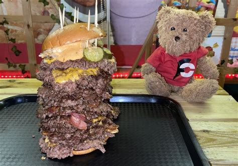 Beast Burger's 20-Patty "Beard" Burger Challenge (Hull ...