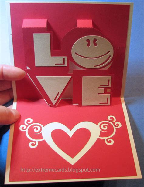 Extreme Cards and Papercrafting: LOVE Pop Up Card