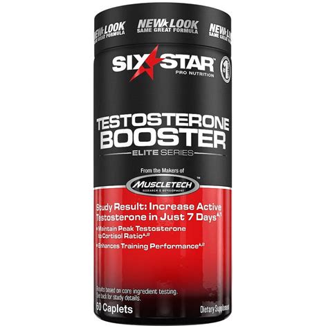 Six Star Testosterone Booster Supplement for Men, Enhances Training Performance & Muscle Growth ...