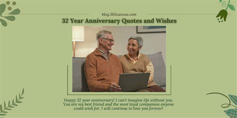 50+ Heartwarming 32nd Year Anniversary Quotes - 365Canvas Blog