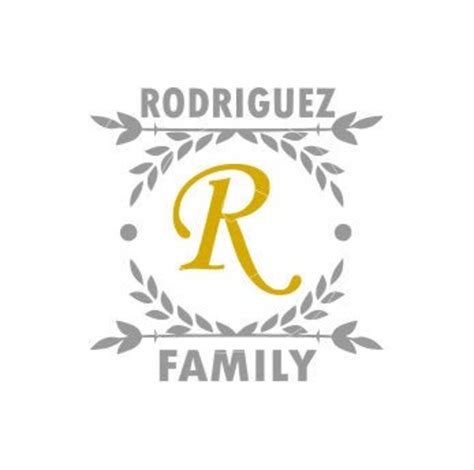 Rodriguez Family Monogram, SVG, DXF, PNG, Can Be Used in Cricut, Cameo ...