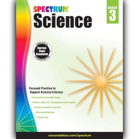 Spectrum® Science Workbook, Grade 3 | Michaels