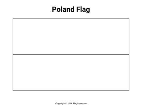 Free printable Poland flag coloring page. Download it at https://flaglane.com/coloring-page ...