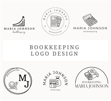 Bookkeeping Logo Design Canva 6 Customizable Accounting Logos Business ...