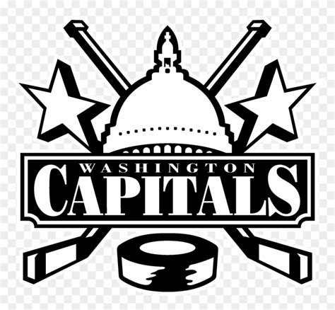 Washington Capitals Logo Black And White, HD Png Download - 2400x2400 ...