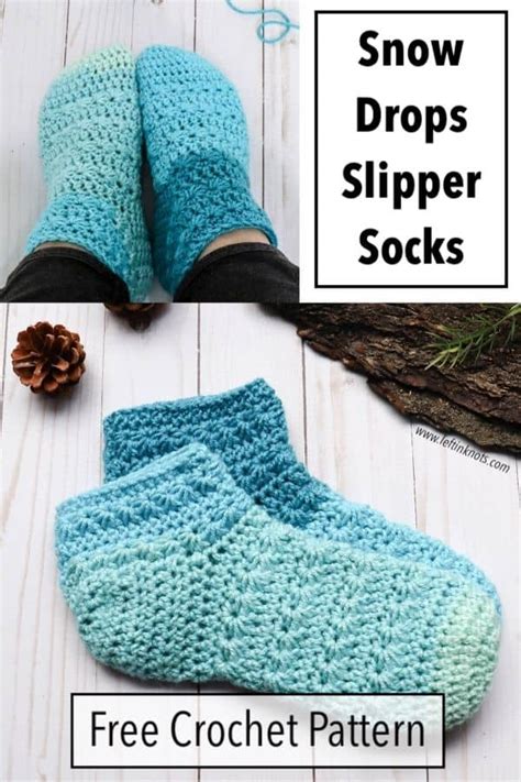 Sewing & Fiber Knitting KNIT CROCHET SLIPPER Socks How To Instruction ...