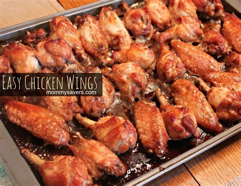 Easy Marinated Chicken Wings Recipe | Mommysavers.com | Easy chicken ...