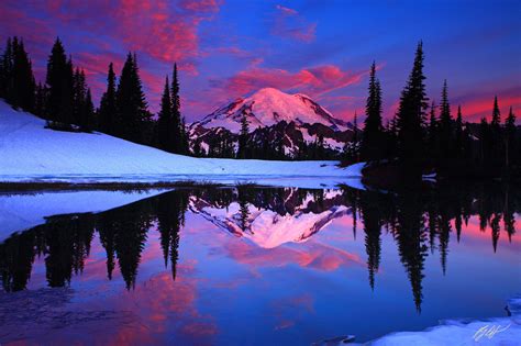 M108 Winter Sunrise Mt Rainier and Tipsoo Lake, Washington | Randall J Hodges Photography