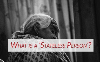 Stateless Person Example - What is a Stateless Person