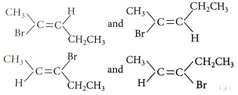 Pentyne Isomers