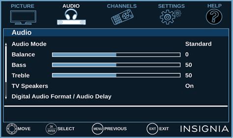 Adjusting sound settings