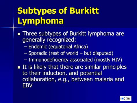 PPT - Burkitt lymphoma: Clues to Epidemiology PowerPoint Presentation ...