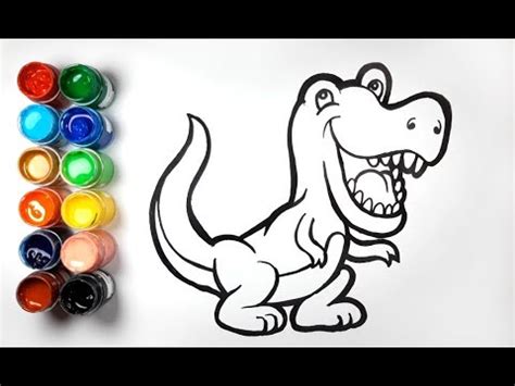 Gambar Mewarnai Dinosaurus T Rex ~ gambar custom hd