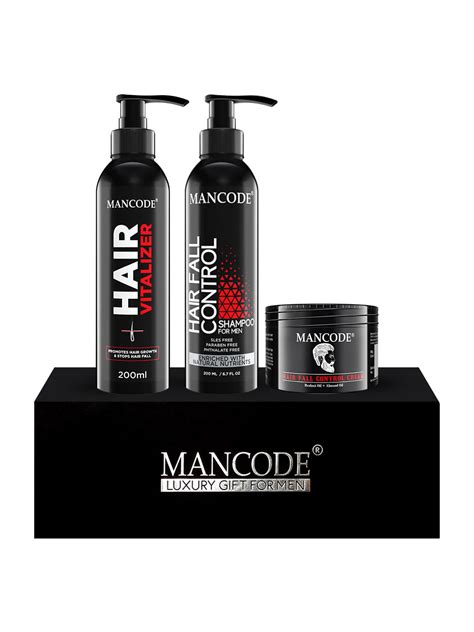 Mancode Gift Set for Men - Premium Luxury Hair Fall Control Kit (Hair ...