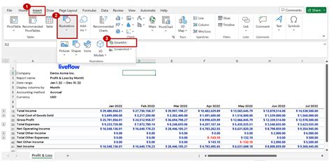 How to Insert SmartArt in Excel (Simple Manual with Example) | LiveFlow