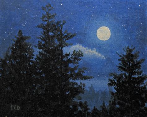 Moon Night Paintings