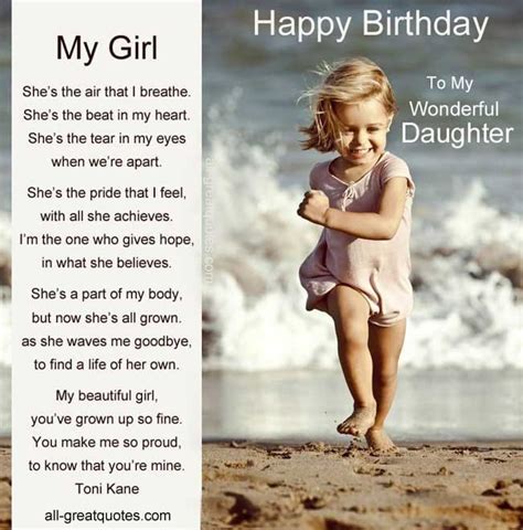 Quotes From Daughter Happy Birthday. QuotesGram